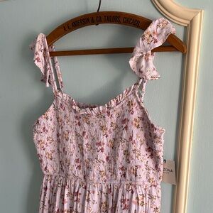 Arizona Purple Floral Ruffle Cottagecore Dress
